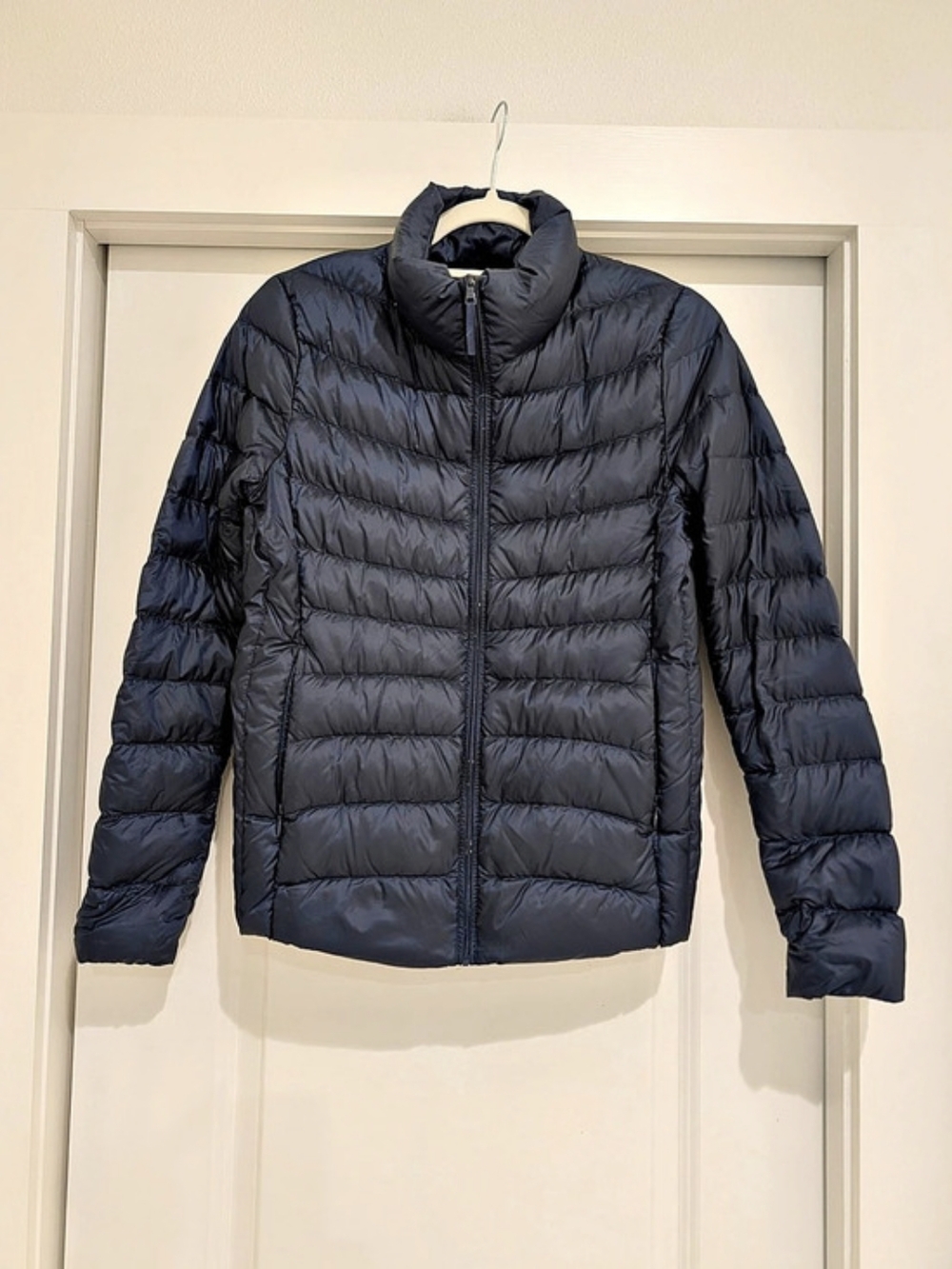 Uniqlo Ultra Light Down Jacket Dark Blue Down Puffer Size Small
